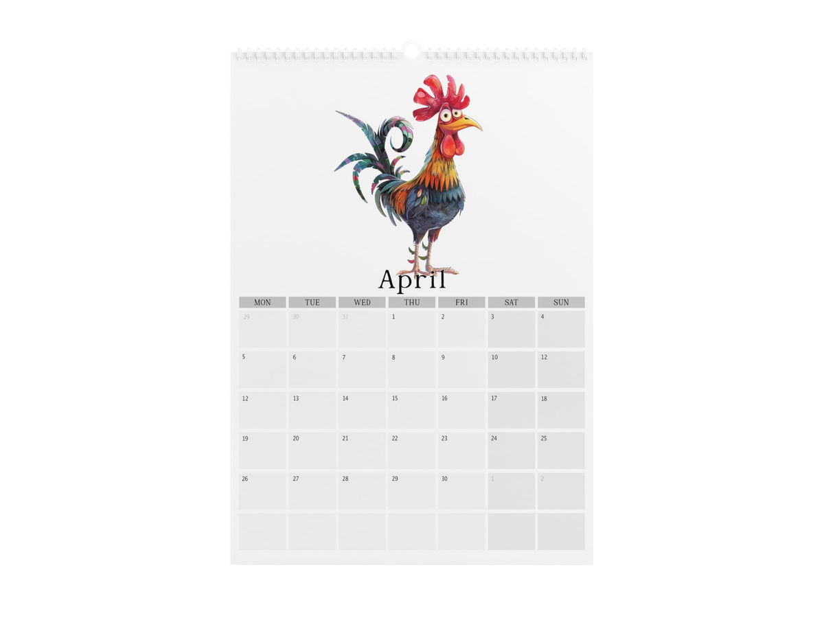 2027 Watercolour Wall Calendar – Handcrafted Monthly Planner