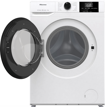 Hisense WF1G7021BW Freestanding Washing Machine 7kg - 1200 RPM, 15 Programs, White